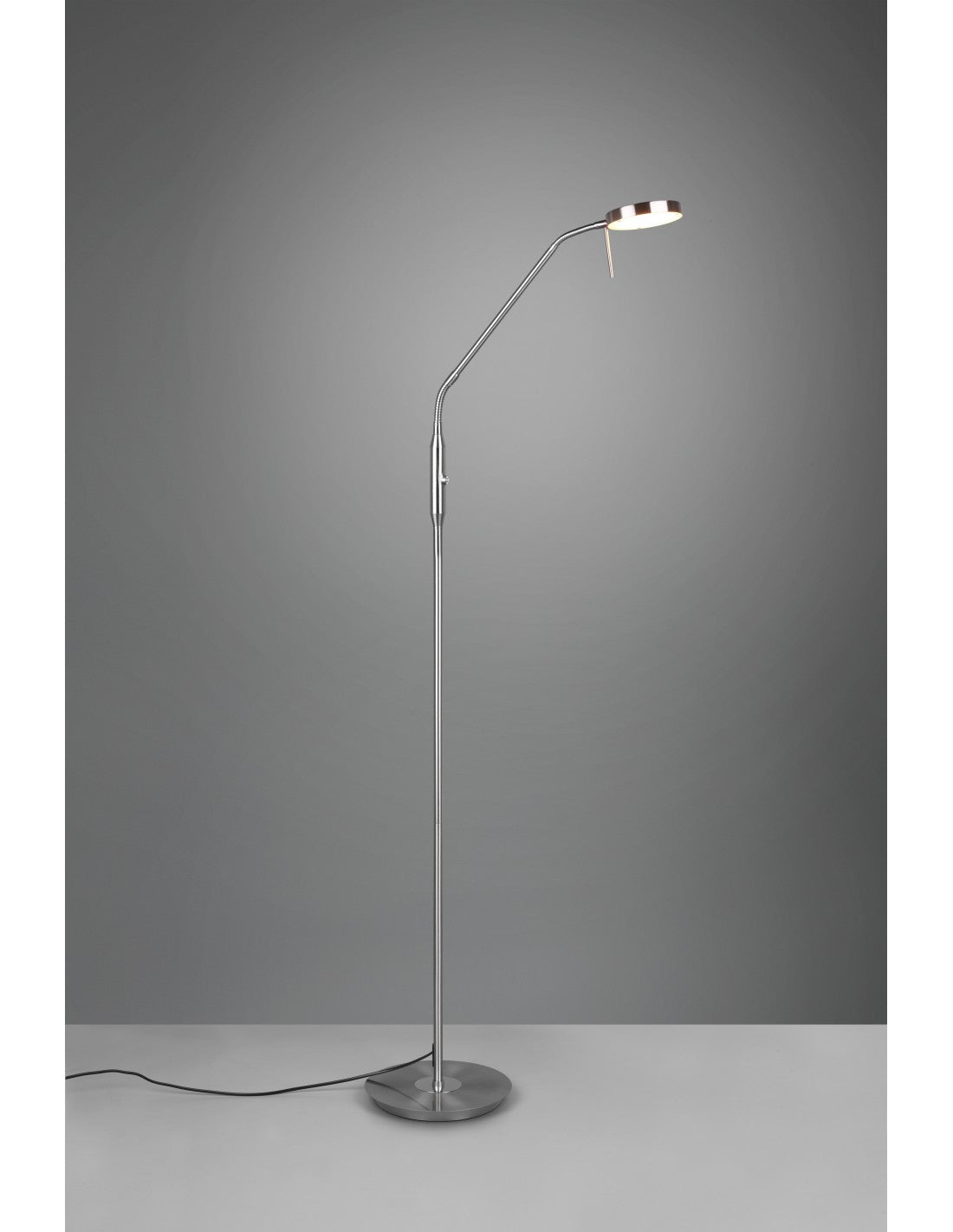 Monza Led Touch Dimmer Nickel Trio Lighting Studio Stehleuchte