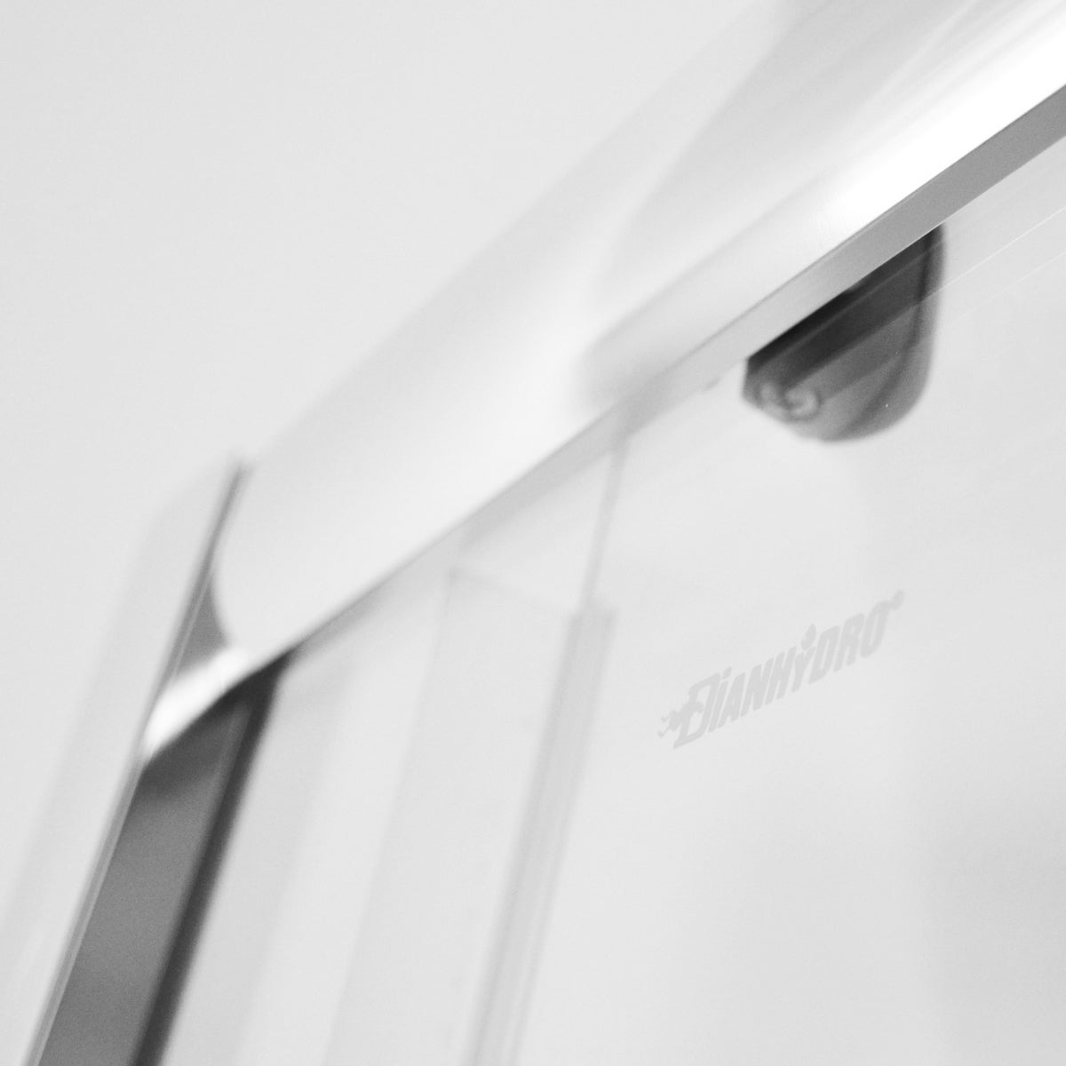 Essential Kristall-Eckduschseite – 78–80 cm / Öffnung 29 cm