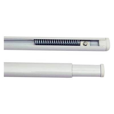 Vorhangrolle Typ 'Platty' 150 240 cm - Weiße Farbe - 5 Stück