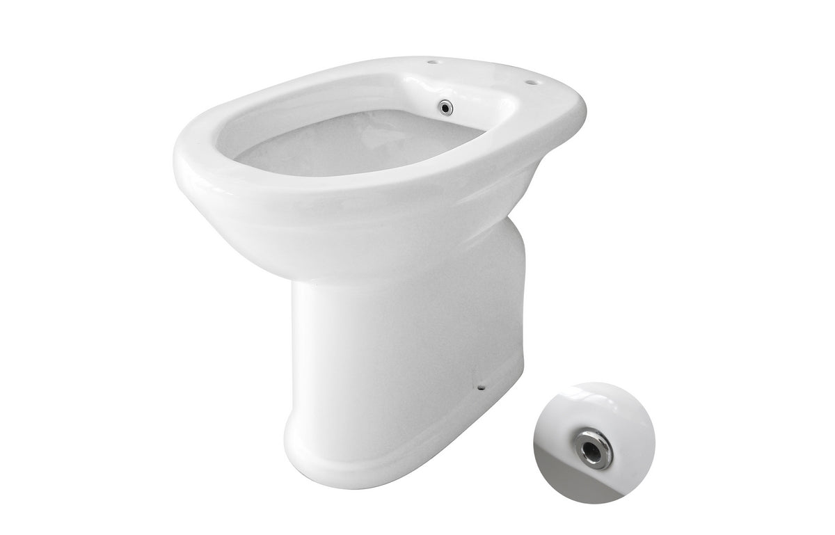 Geschlossenes Senioren-WC/Bidet, komplett mit Spender