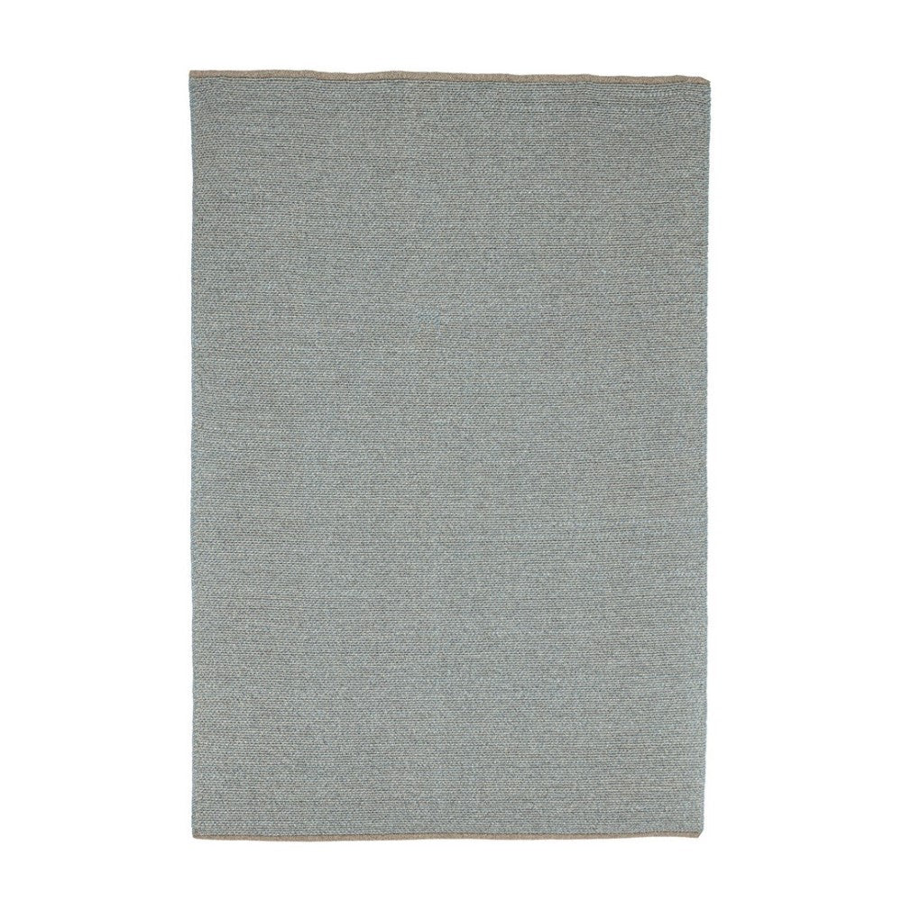 Blauer Outdoor-Teppich aus handgefertigter Kunstfaser 170x240
