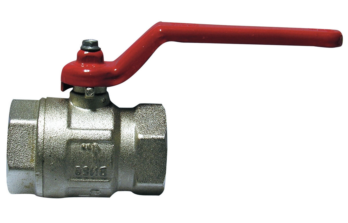 Kugelhahn mit rotem Hebel 2"1/2 (DN 65) 18 bar/261 psi