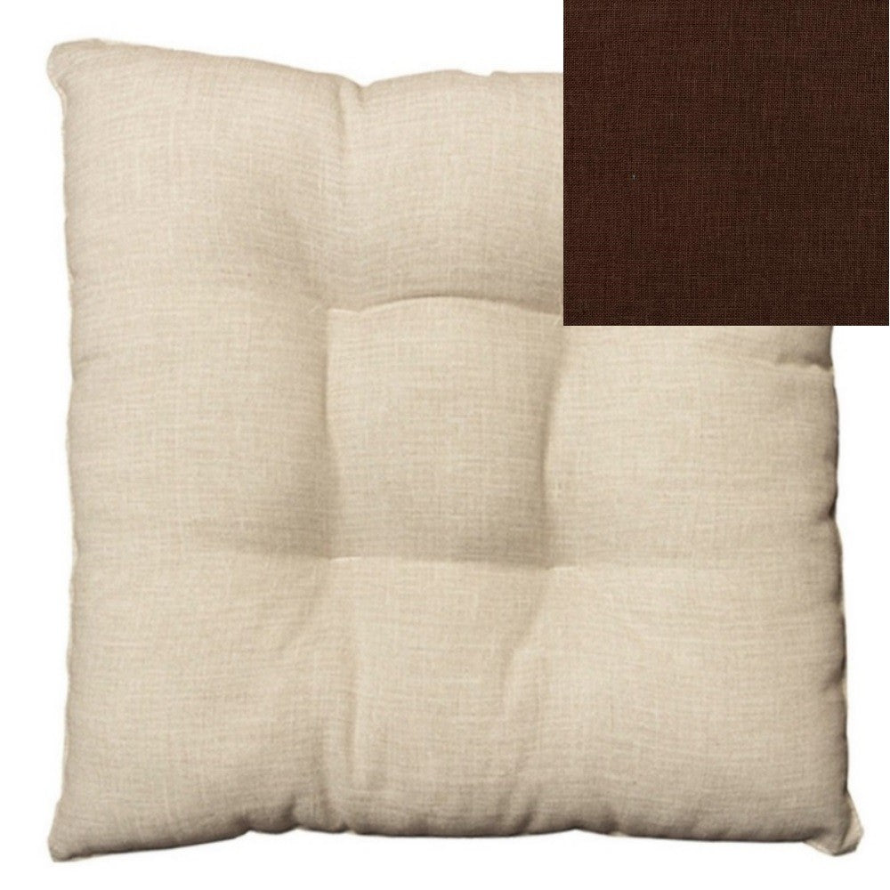 Stuhlbezug aus brauner Faser