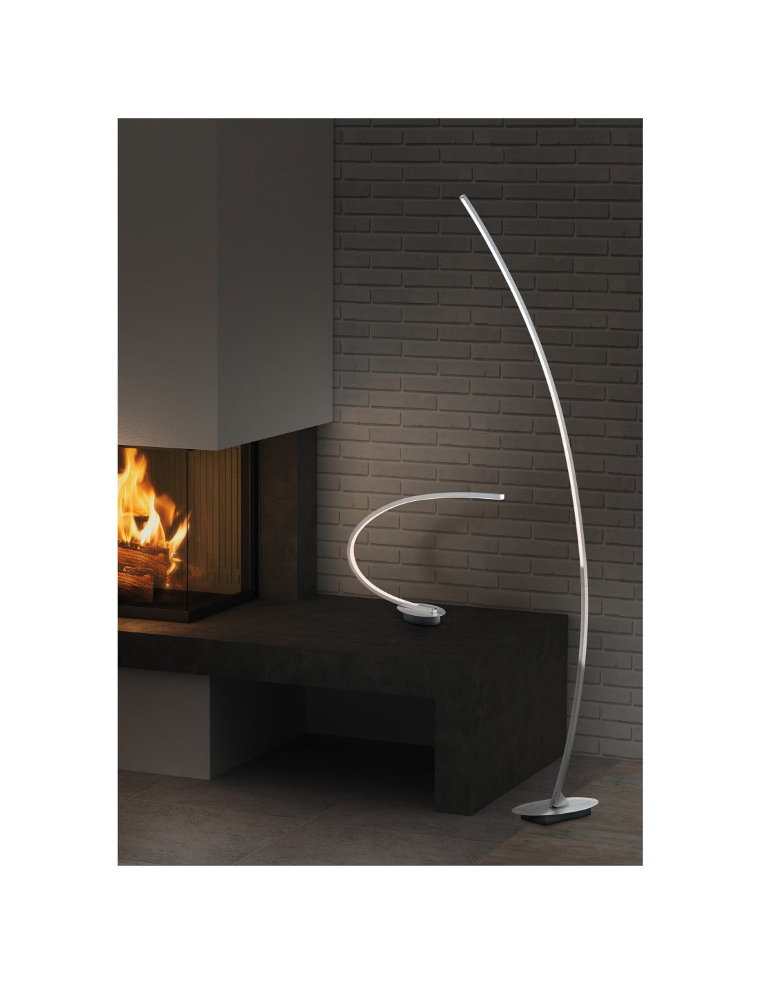 Nur Led 11W H158 cm AllAluminium Trio Lighting