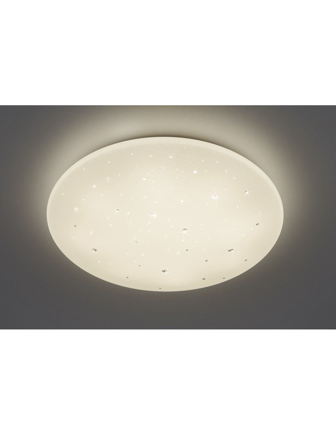 Moderne dimmbare LED-Deckenleuchte Achat Ø60 cm weiß von Trio Lighting