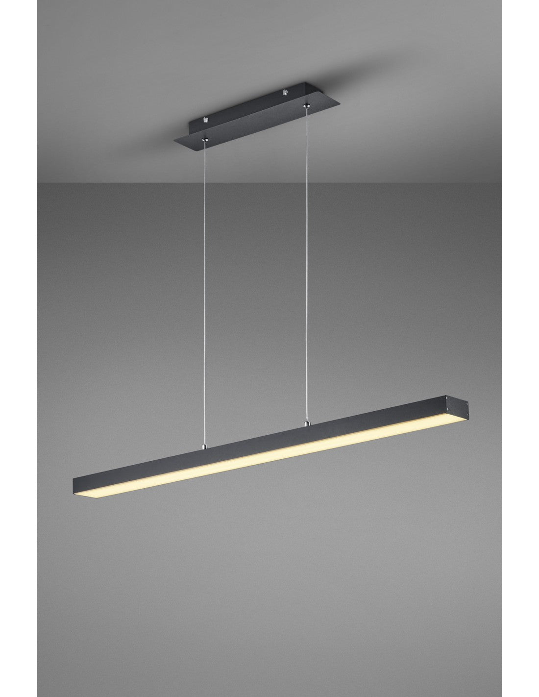 Injektionssuspension Schwarz Led 18w Touch Deinbares Trio Lighting