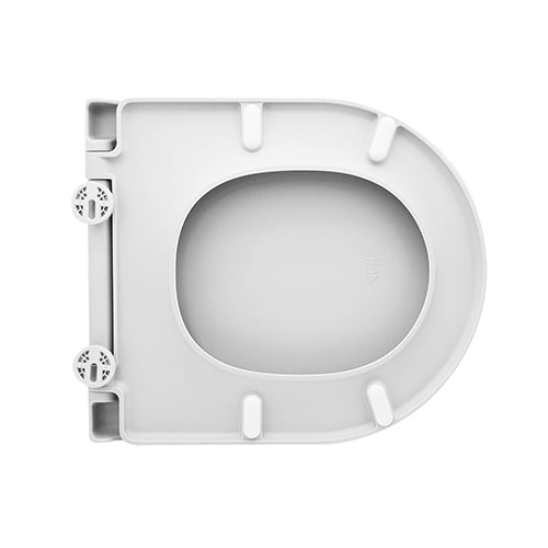 Mattbeiger Toilettensitz