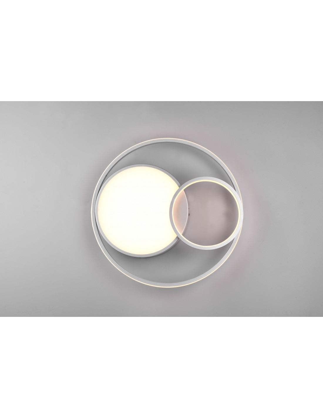 Deckenleuchte Moderne Vuelta Aluminium 3 Led Dimmer 28w Trio Beleuchtung