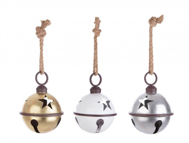 6x Pendaglio Merry Star Bell met m as3