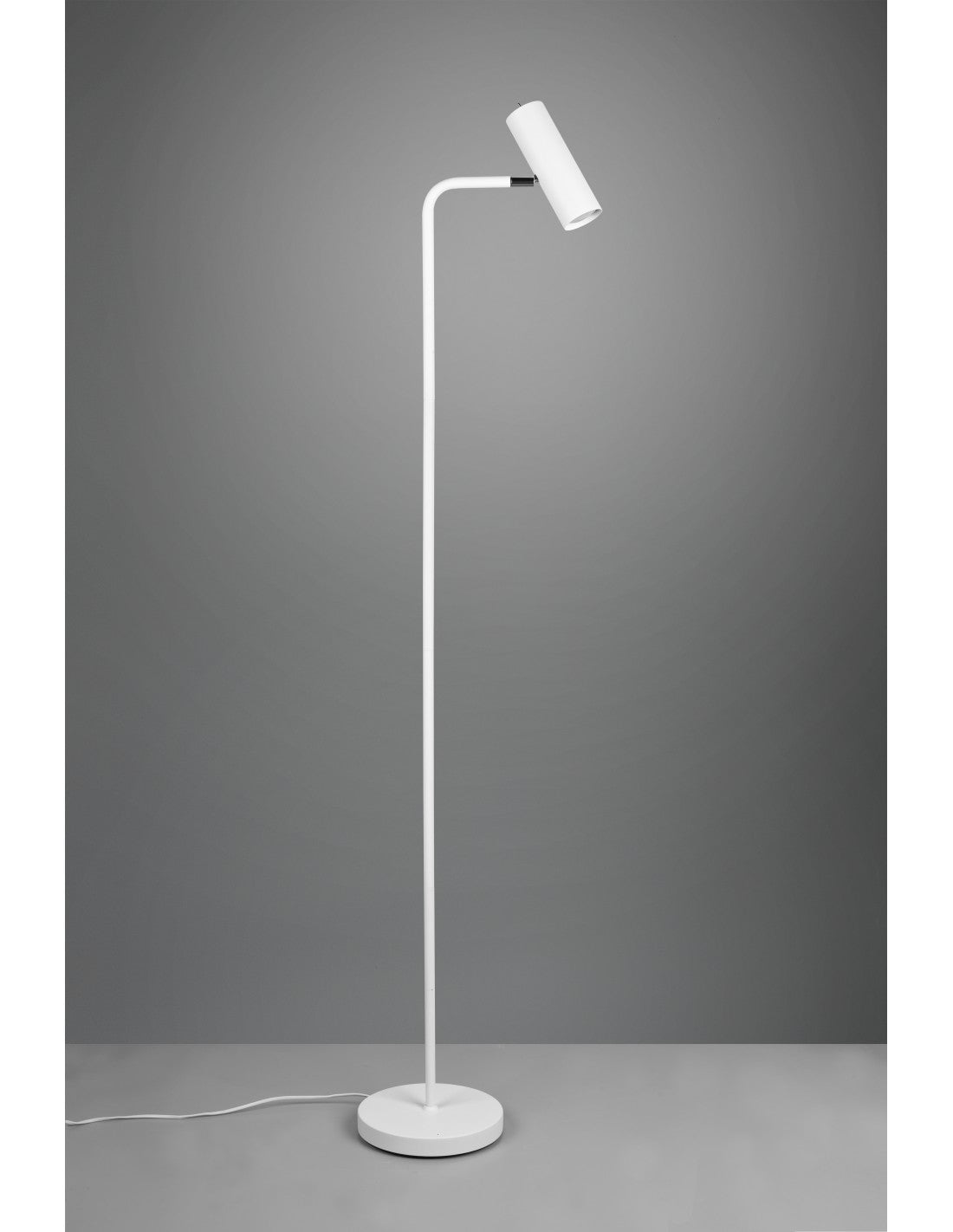 Piantana Marley Bianco UND Spot Cilindrico H151 Trio Lighting