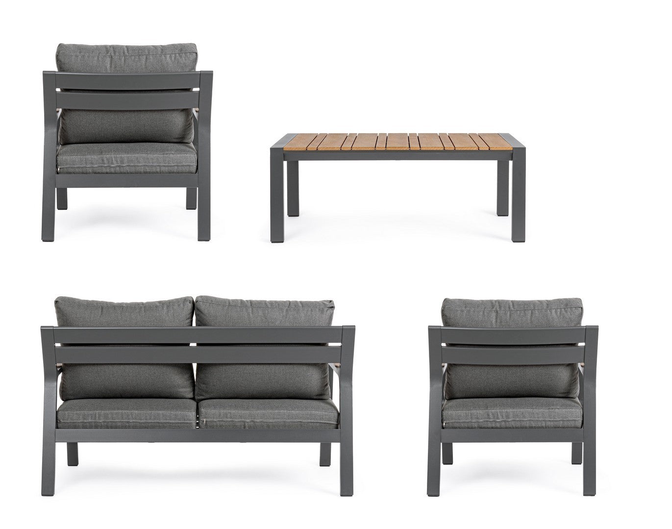 Gardine Set Ernst antracite