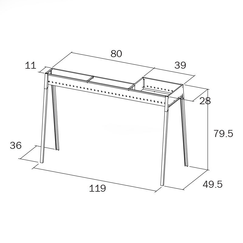 Torino 80 Eisenspießgrill + 40 Grillschott-Kit
