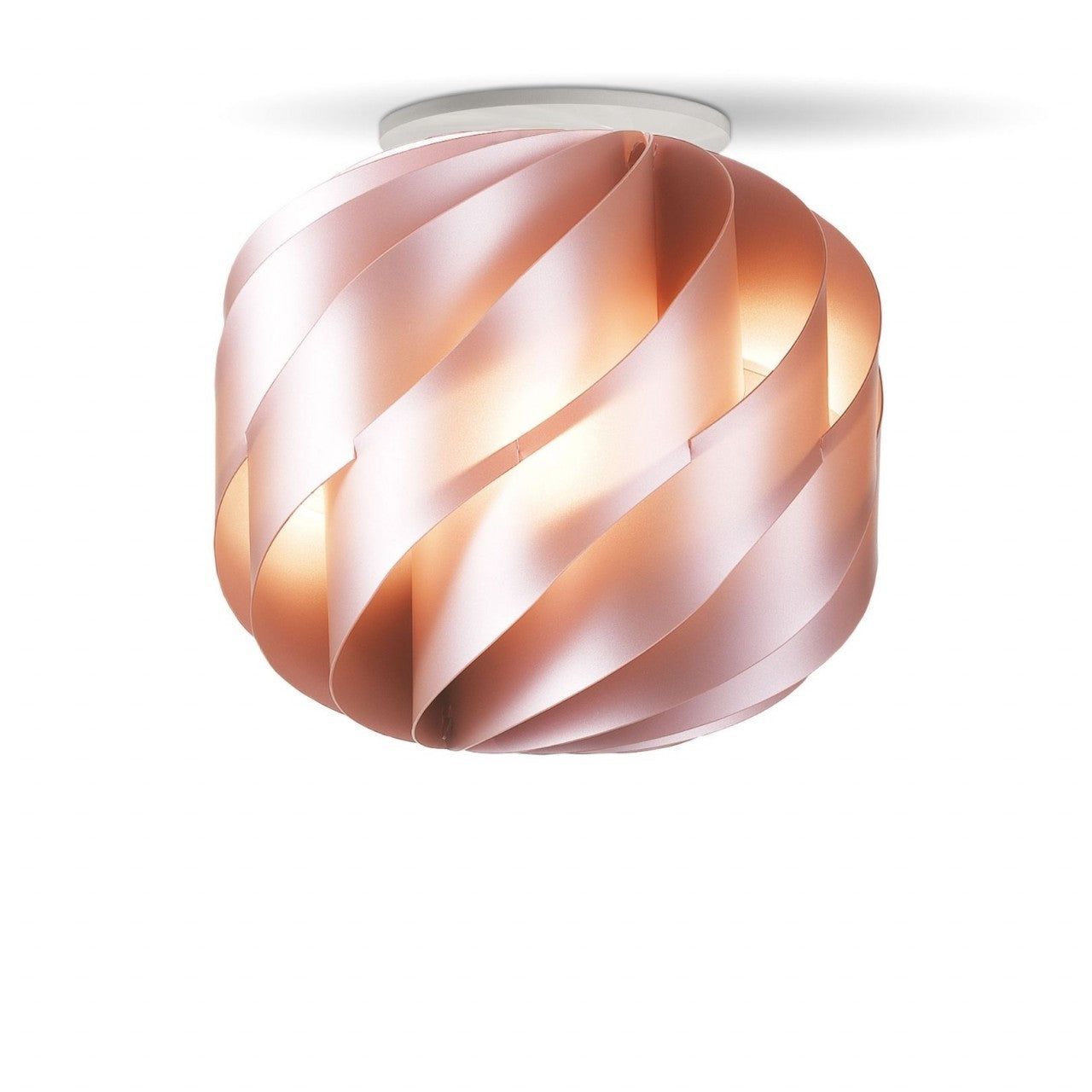 Deckenleuchte Rosa Metall Cm. 25 x 24h