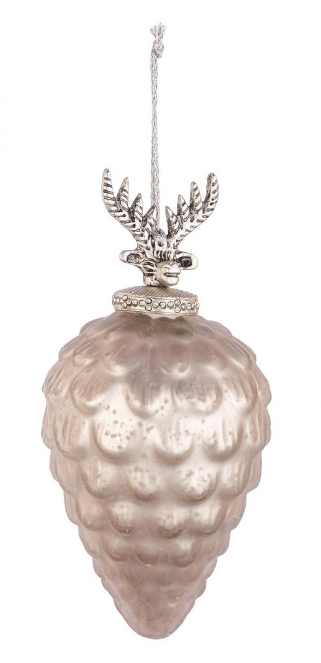 4x Anhänger VT Decorum Pigna Champagner