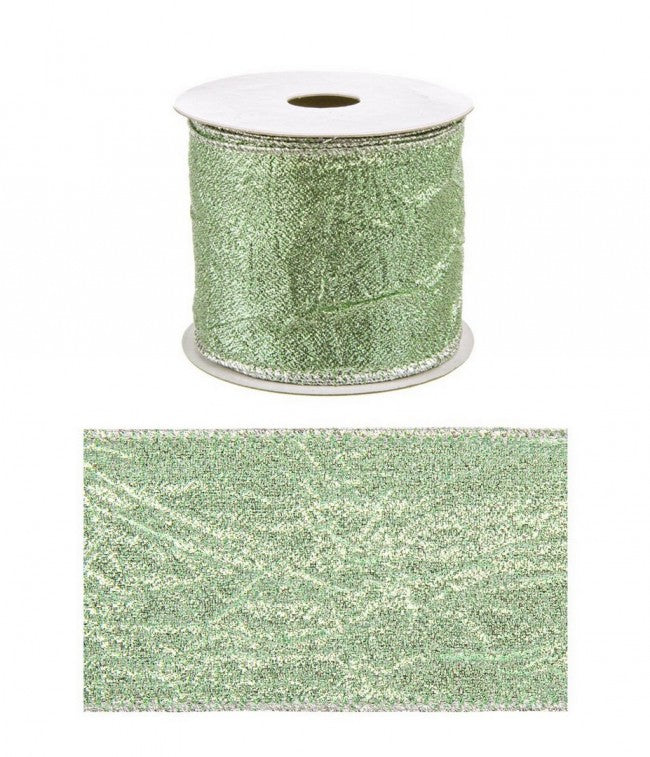 12x Gold Green Ribbon 4m Display12