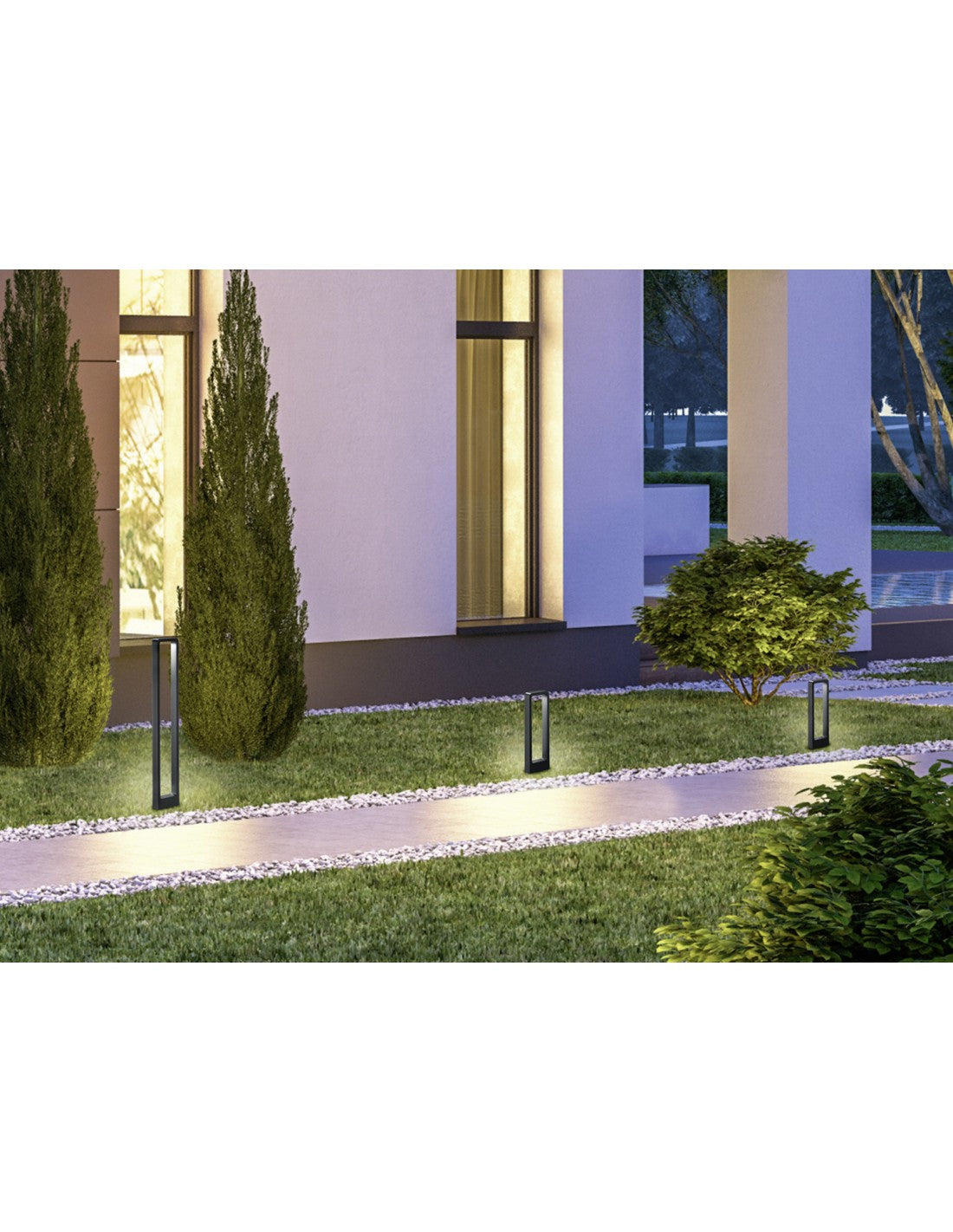 Outdoor Pole Reno Led IP54 Anthrazit H100 cm Trio Beleuchtung