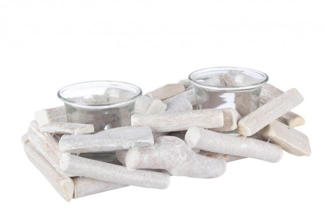 2x P.Candela 2p White Stick