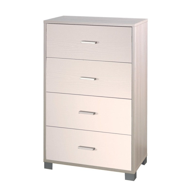 Kassetten-Cassett Vier-Kassetten Olmo Bianco 70x41x h112 cm