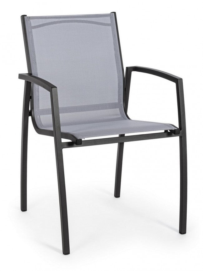 6x Stuhl C-Br Hilla Anthrazit Lh32 -