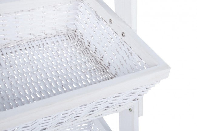 Espositore Darik 3 cesti SVAS Bianco 60x45x200h cm