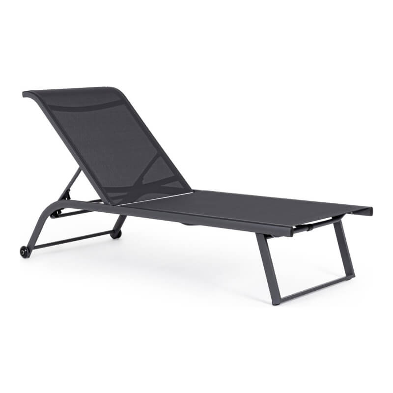 Taylor-Kinderbett mit Rollen in Dunkelgrau und Anthrazit