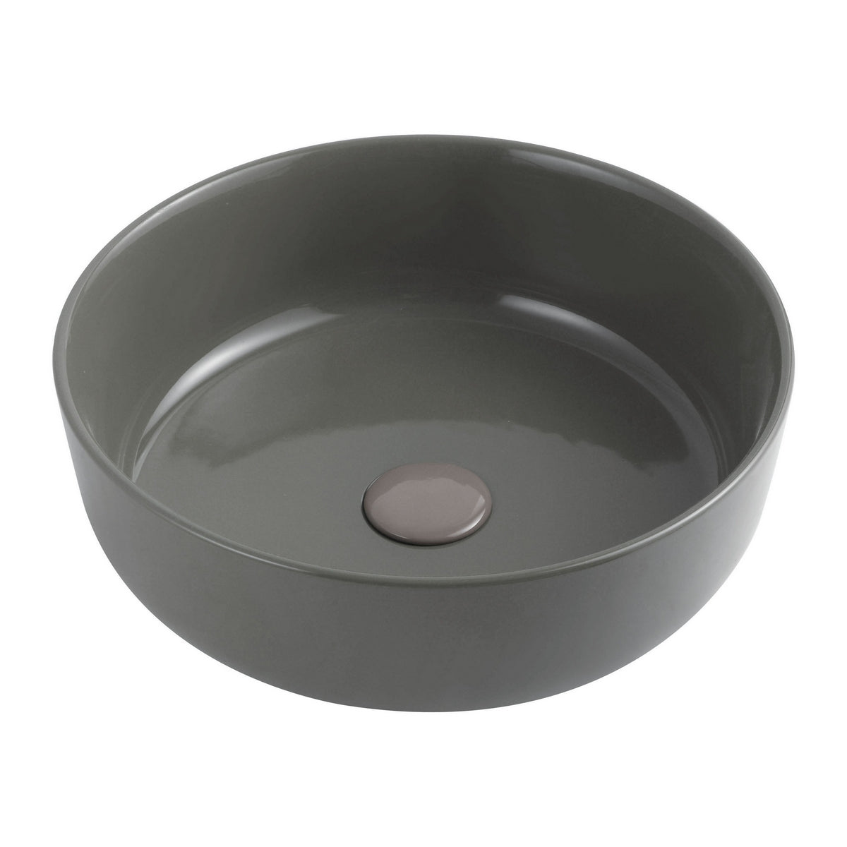 Schlankes Aufsatzwaschbecken Mod. 01 betongrau