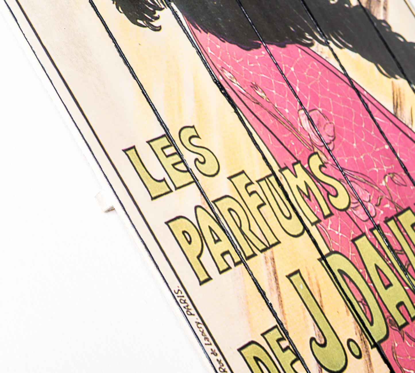 Bedrucken von Holz mit mehreren Lichtern 60x100 cm