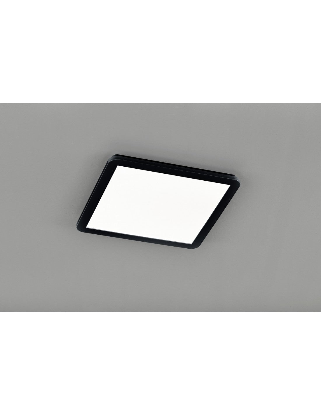 Camillus Quadratische Deckenleuchte Led Dimmbar Schwarz IP44 40x40 cm Trio Lighting