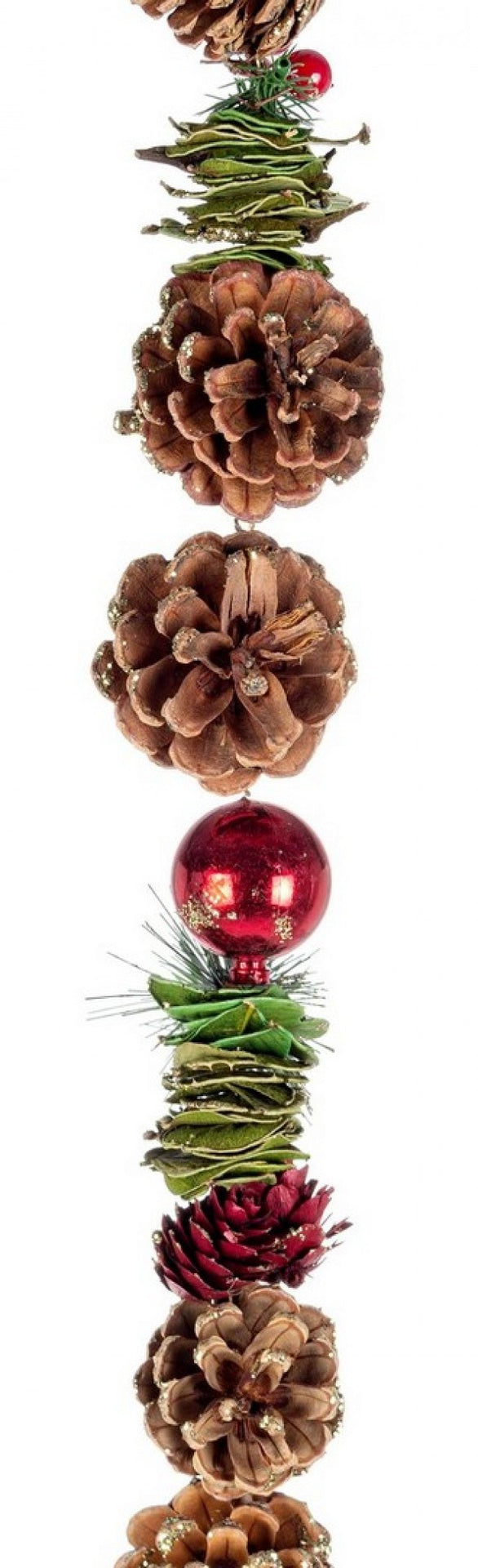 4x Ghirlanda Olga Rosso H150