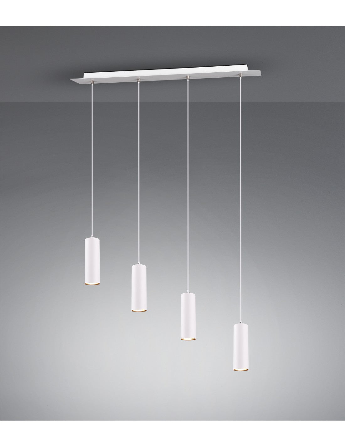 Hängeleuchte 4 Lichtpunkte GU10 Marley White Trio Lighting