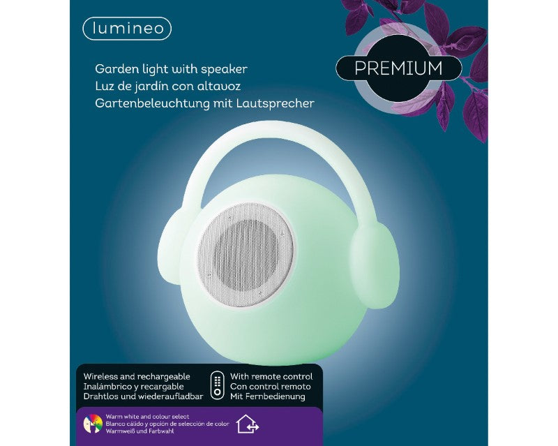 Farbwechselnder LED-Außenlautsprecher