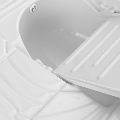 Waschwanne + Waschmaschinenabdeckung aus Kunstharz