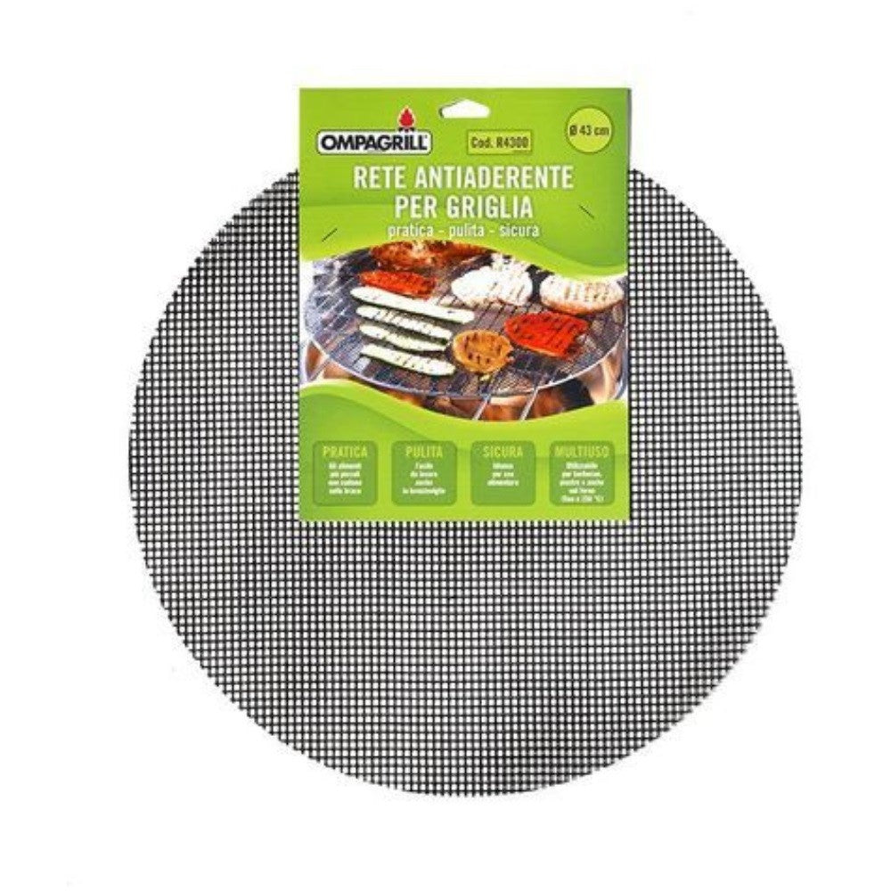 Ompagrill Antihaft-Gitter für Grillplatte oder Grill, 43 x 43 Zentimeter