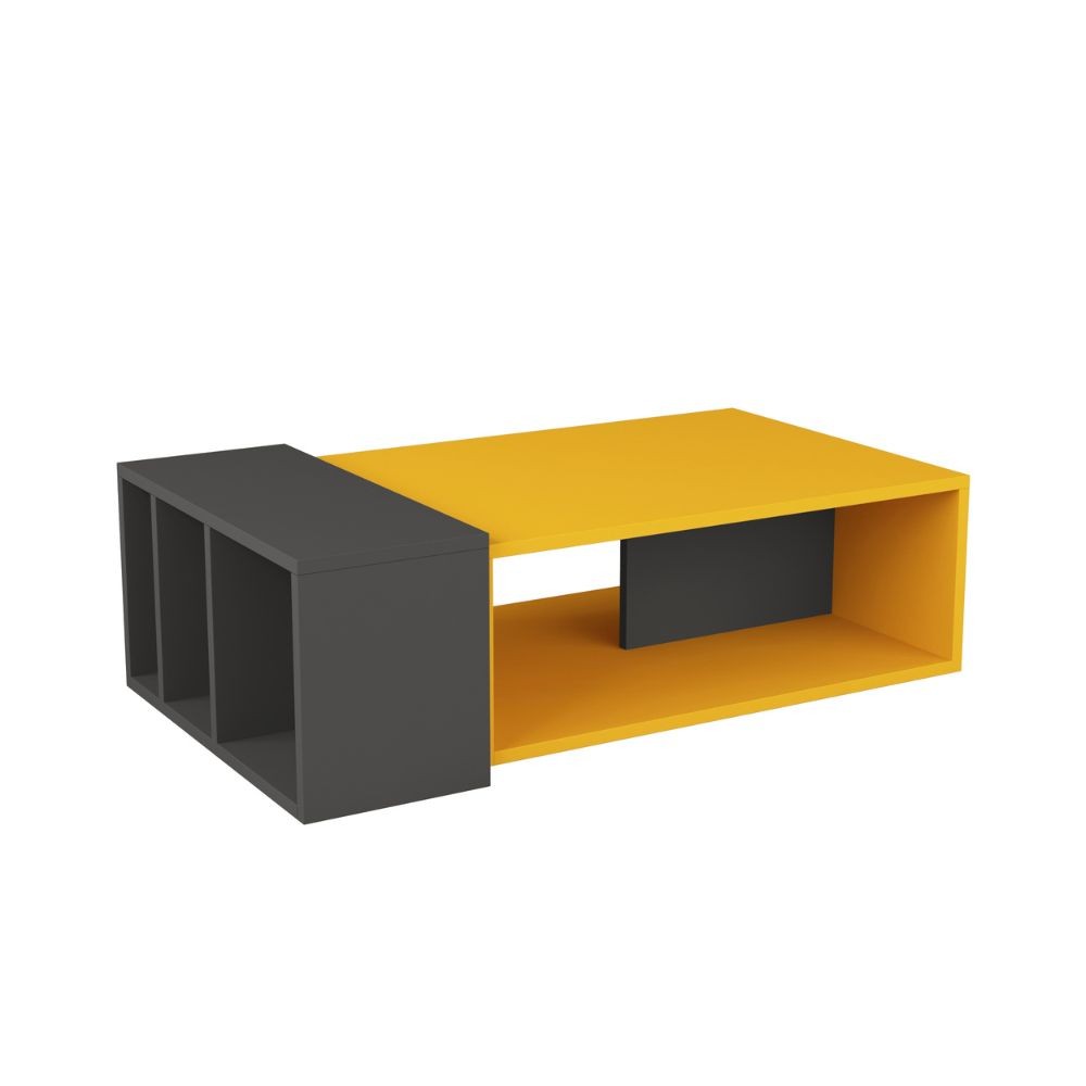 Anita Couchtisch Senf anthrazit Farbe