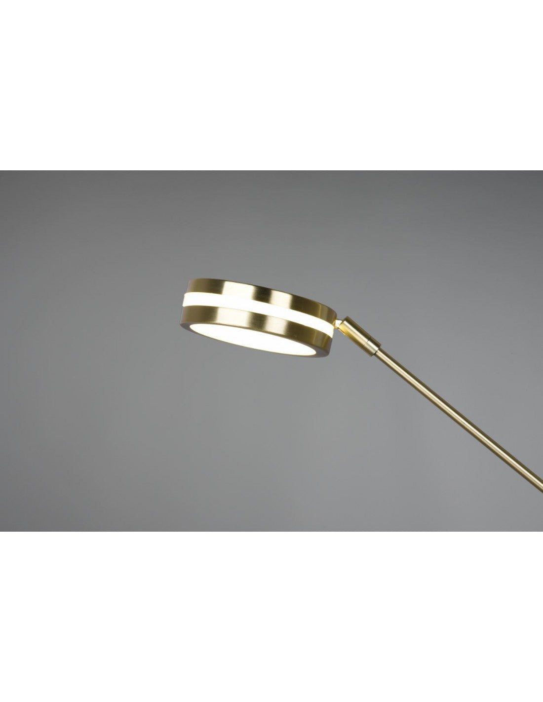 Stehleuchte Touch Dimmer Led mit Lesespot Franklin Satin Brass Trio Lighting