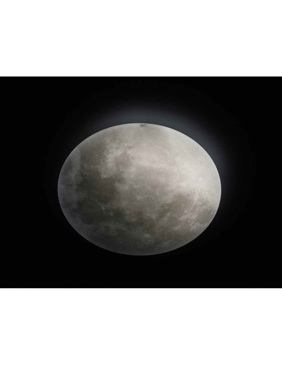 LED-Mondphasen-Deckenleuchte, Mondnacht-Lichteffekt, Ø60 cm, Trio-Beleuchtung