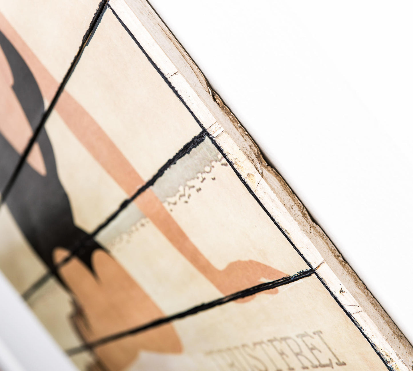 Druck auf Holz mit mehrfarbiger Leinwand 60x100 cm