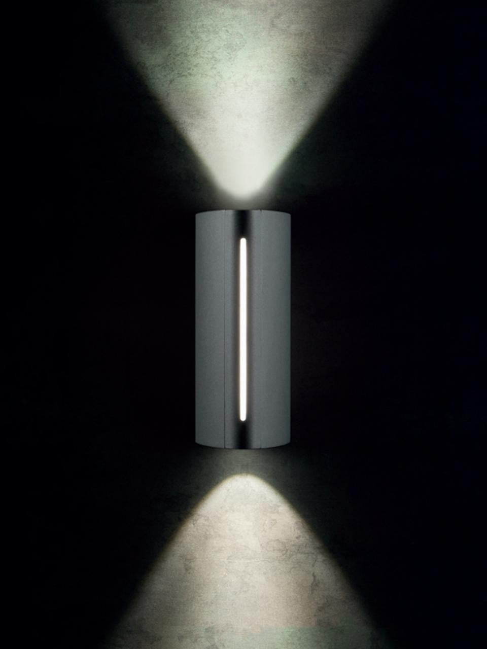 Wandleuchte 8W+4W LED 4000K Graphit Vision Line