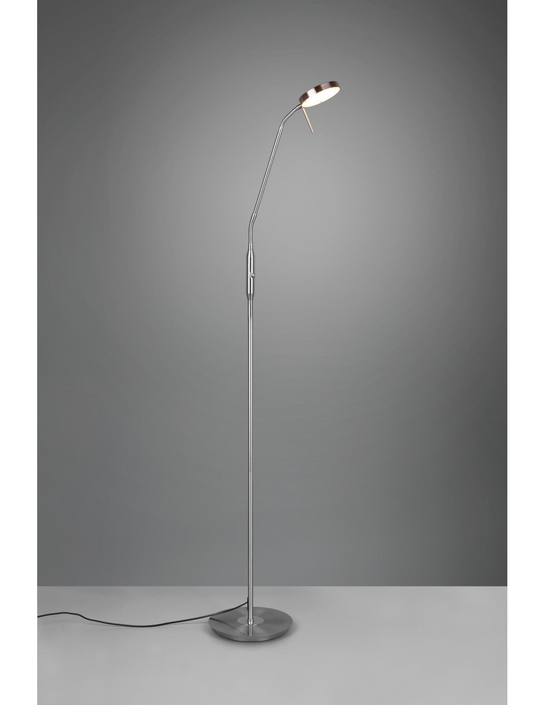 Monza Led Touch Dimmer Nickel Trio Lighting Studio Stehleuchte