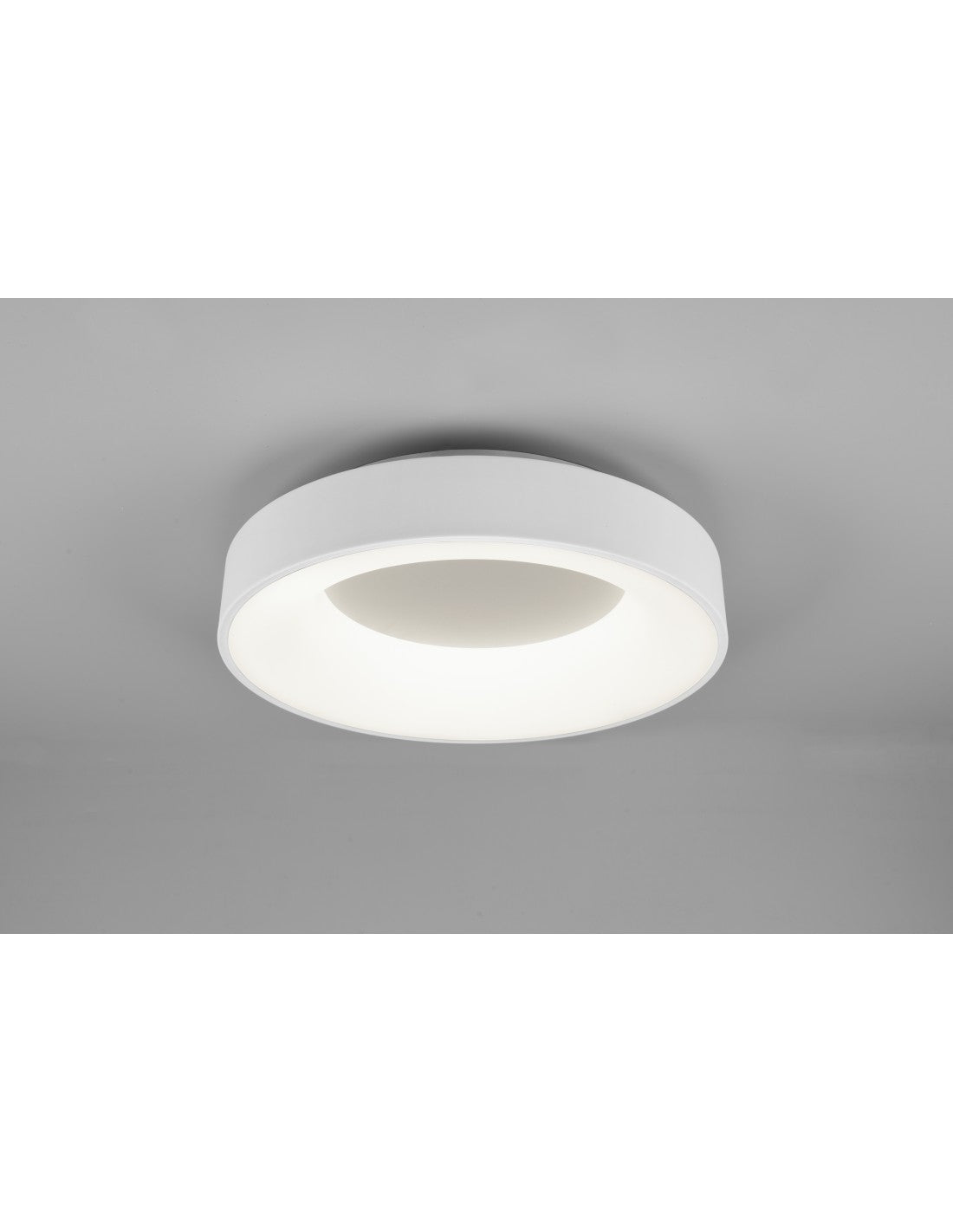 Girona LED-Deckenleuchte 27 W Dimmbar Weiß Ø45 cm Trio Lighting