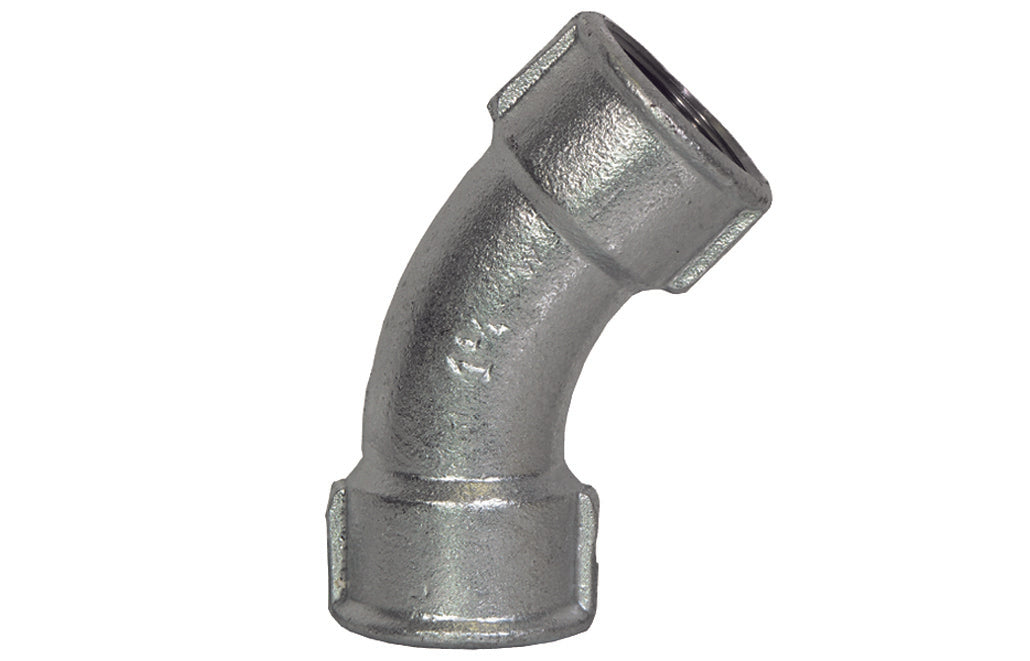 Long-Kurve 45 ° 4 "