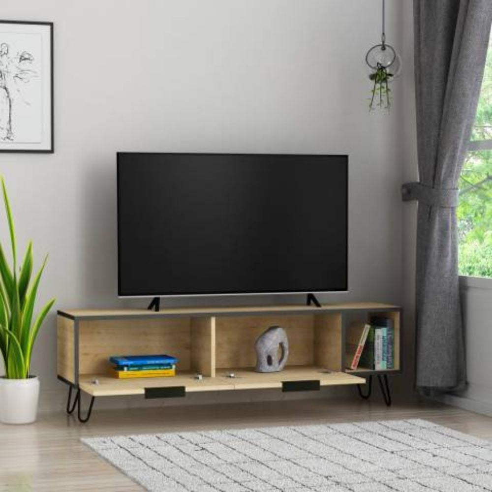 Furoki TV-Ständer Eichenfarbe 150x50