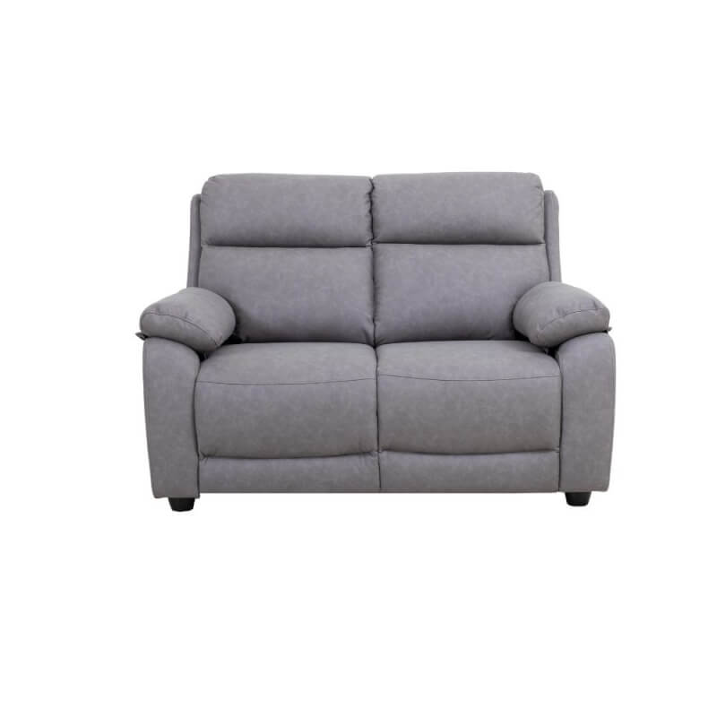 2-Sitzer-Sofa Siviglia Nabuk hellgrau
