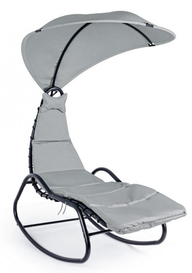 Dondol Chaise Longue von außerhalb von Baffin Anthrazit