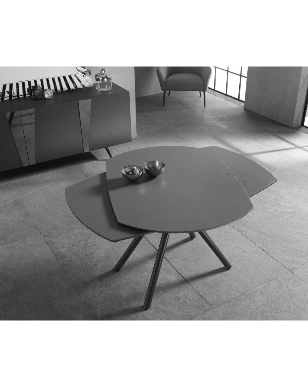Ausziehbarer Tisch 120-180 x 90 cm – Kyoto vier