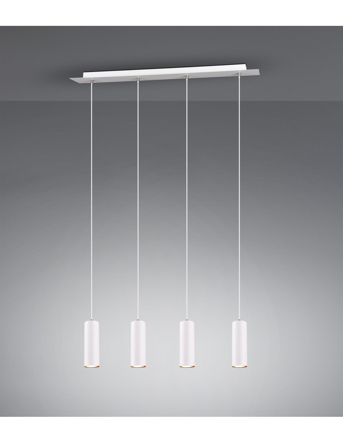 Hängeleuchte 4 Lichtpunkte GU10 Marley White Trio Lighting