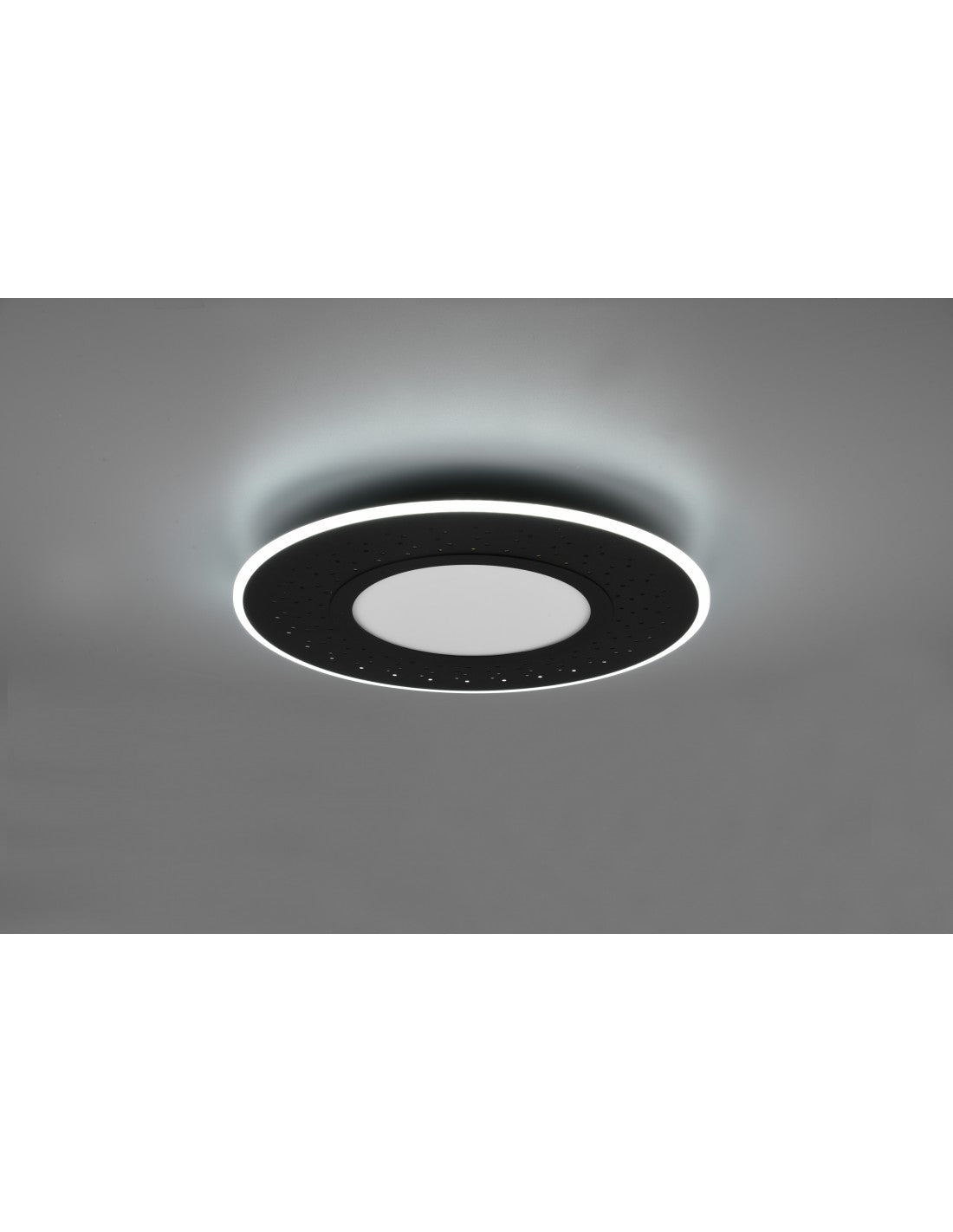 Moderne Deckenleuchte Verus Black Led Dimmer 44w Trio Lighting