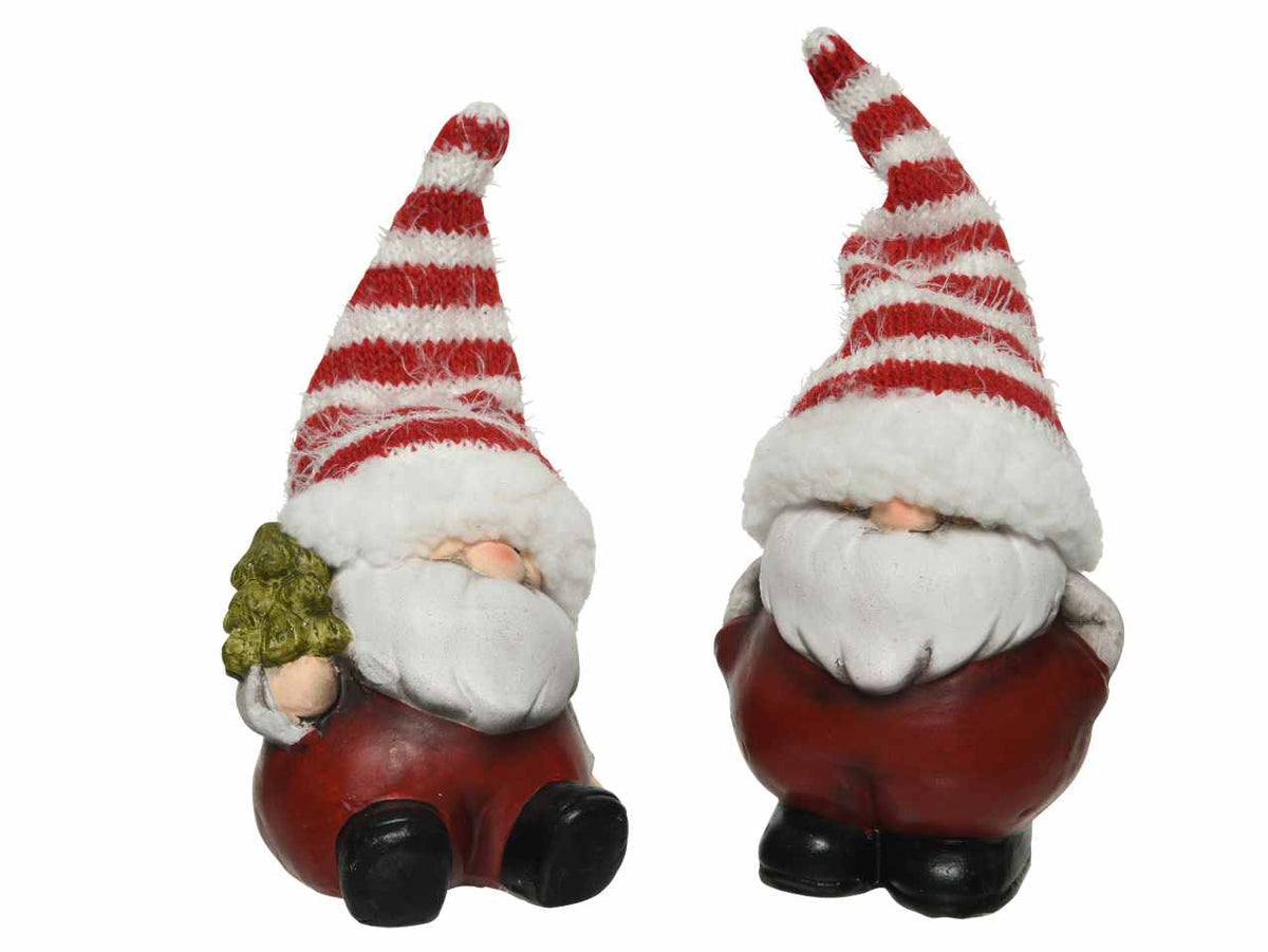 Santa Claus In Terrakotta 8,2X8X9,2cm Verschiedene