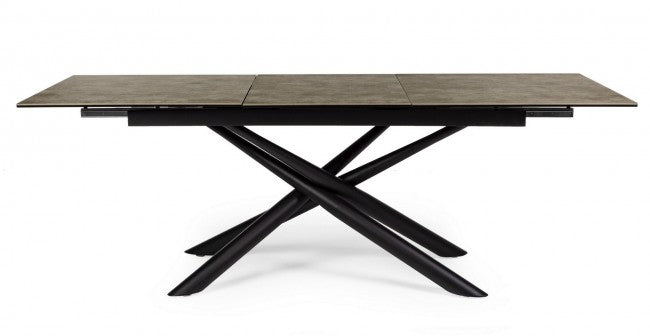 Seyfert ausziehbarer Tisch mit Keramikplatte 160-220x90 cm