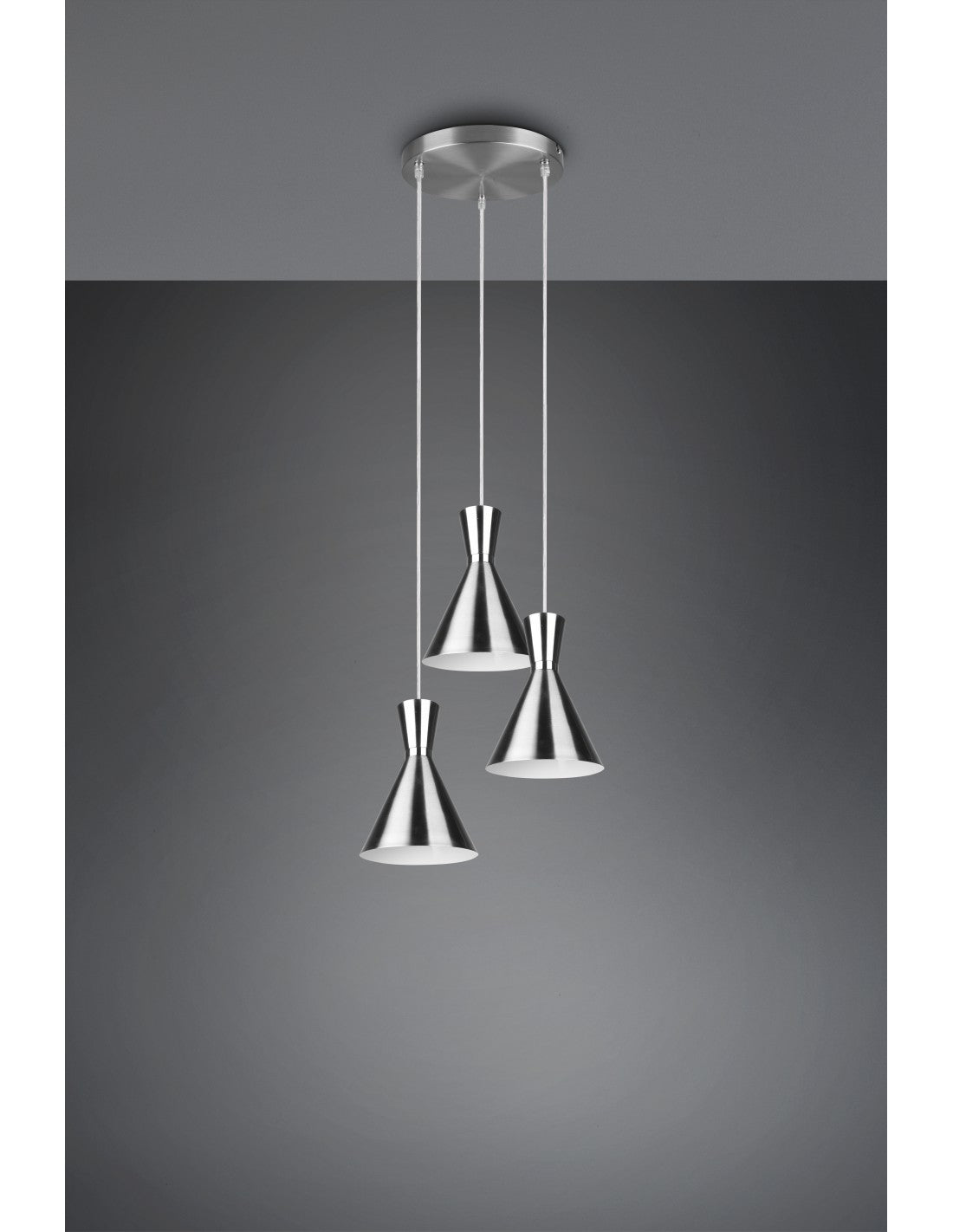 Suspension Rotz Enzo 3xE27 Schwarz Opaco Trio Lighting